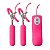 Prendedor De Mamilos Com Vibro Aphrodisia Lf Import - Imagem 1