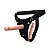 Cinta Strap On Ativa E Passiva Com 2 Proteses - Bege - Imagem 2