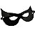 Máscara Mulher Gato Verniz Dominatrixxx - Preto - Imagem 2