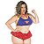 Kit Mini Fantasia Plus Size Super Girl Pimenta Sexy - Imagem 1