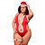Body Mamãe Noel Plus Size Ana Intima - Imagem 1