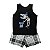 Pijama Regata Baby Menino Em Meia Malha Victory - Preto - 3 - Imagem 1