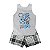 Pijama Regata Baby Menino Em Meia Malha Victory - Cinza Mescla - 1 - Imagem 1