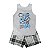 Pijama Regata Baby Menino Em Meia Malha Victory - Cinza Mescla - 1 - Imagem 2
