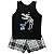Pijama Regata Infantil Menino Em Meia Malha Victory - Preto - 4 - Imagem 1