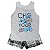 Pijama Regata Infantil Menino Em Meia Malha Victory - Cinza Mescla - 8 - Imagem 1