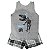 Pijama Regata Infantil Menino Em Meia Malha Victory - Chumbo - 8 - Imagem 2