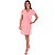 Robe Listrado Em Meia Malha Victory - Coral - P - Imagem 2
