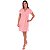 Robe Listrado Em Meia Malha Victory - Coral - P - Imagem 1