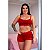 Short Doll Liso Hot Love - Vermelho - G - Imagem 1