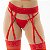 Cinta Liga Dupla Pimenta Sexy - Vermelho - Imagem 2