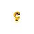 Letras Em Abs Dourado Com Strass Para Personalização Hard - Ç - Imagem 2
