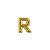 Letras Pingentes Para Calcinhas Personalizáveis Moda Apimentada - R - Imagem 1