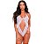 Body Flora Em Renda Hot Love - Branco - M - Imagem 1