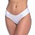 Calcinha Tanga Lisa Com Detalhes De Lacinhos Rexton - Branco - G - Imagem 2