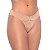 Tanga Fio Dental Microfibra Liso Com Detalhe Em Renda Rexton - Chocolate - P - Imagem 2