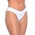 Tanga Fio Dental Microfibra Liso Com Detalhe Em Renda Rexton - Branco - G - Imagem 2