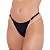 Calcinha Fio Liso Com Tiras Reguláveis Hot Love - Preto - Imagem 1