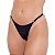Calcinha Fio Liso Com Tiras Reguláveis Hot Love - Preto - Imagem 2
