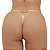 Calcinha Fio Neon Com Strass Sexy Moda Apimentada - Amarelo Neon - Imagem 2