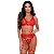 Conjunto Emily Sem Bojo Com Cinta Liga Patitex - Vermelho - G - Imagem 2