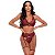 Conjunto Emily Sem Bojo Com Cinta Liga Patitex - Vinho - M - Imagem 2