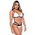 Conjunto Strappy Sem Bojo Em Renda Floral Patitex - Branco - GG - Imagem 2