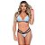Conjunto Strappy Sem Bojo Em Renda Floral Patitex - Azul Claro - P - Imagem 2