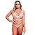 Conjunto Gladiadora Com Strappy Hot Love - Rosa Com Branco - P - Imagem 1