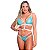 Conjunto Gladiadora Com Strappy Hot Love - Verde Agua Com Branco - P - Imagem 1