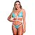 Conjunto Gladiadora Com Strappy Hot Love - Verde Agua Com Branco - GG - Imagem 1