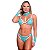 Conjunto Sexy Com Gargantilha E Luva Hot Love - Verde Agua Com Branco - P - Imagem 1