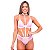 Conjunto Bicolor Rendado Com Gargantilha Hot Love - Rosa Com Branco - P - Imagem 2