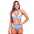 Conjunto Bicolor Rendado Com Gargantilha Hot Love - Azul Claro Com Branco - G - Imagem 2