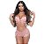 Conjunto Flora Sutiã Com Bojo E Calcinha Caleçon Patitex - Rosê - GG - Imagem 1