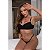 Conjunto Canelado Sem Bojo Hot Love - Preto - P - Imagem 1