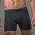 Cueca Boxer Adulto Em Microfibra Listrada Nawes - Grafite - P - Imagem 1