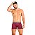 Cueca Boxer Lisa Masculina Patitex - Vinho - M - Imagem 1