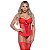 Espartilho Em Tule Com Detalhes Em Cetim E Strass Macler - Vermelho - M - Imagem 2