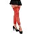 Meia 7/8 Legging Com Renda Perrutextil - Vermelho - Imagem 2