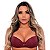 Sutiã Basico Com Bojo Liso Patitex - Vinho - GG - Imagem 1