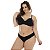 Conjunto Sensual Cris Plus Size Patitex - Preto - 48 - Imagem 2
