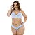Conjunto Sensual Cris Plus Size Patitex - Azul Claro - 50 - Imagem 2
