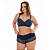 Conjunto Plus Size Joseli Patitex - Azul Marinho - 52 - Imagem 2