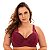 Sutiã Plus Size Reforçado Carla Patitex - Vinho - 50 - Imagem 1