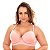Sutiã Liso Plus Size Reforçado Patitex - Rosê - 52 - Imagem 1