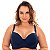 Sutiã Liso Plus Size Reforçado Patitex - Azul Marinho - 50 - Imagem 1