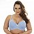 Sutiã Liso Plus Size Reforçado Patitex - Azul Claro - 48 - Imagem 1