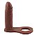 Anel Companheiro 11 X 2,7 Cm Soulsex - Chocolate - Imagem 2
