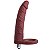 Anel Companheiro Amigão Com Vibro 18,5 X 3,2 Cm Soulsex - Chocolate - Imagem 2